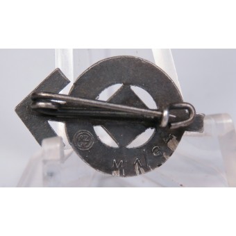 HJ - Leistungsabzeichen. Miniatur 22 mm. HJ-Leistungsabzeichen in Silber M 1/34. Espenlaub militaria