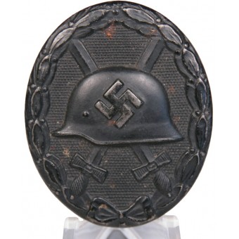 Verwundetenabzeichen Schwarz K&Q 65. Знак за ранение 1939. Чёрная степень. Espenlaub militaria