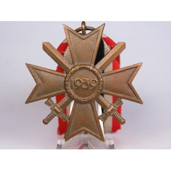 Merit di guerra Cross Kvk II 1939 con spade. Bronzo fatto.. Espenlaub militaria