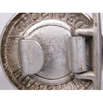 Cinturón de los oficiales de Deutsche Reichsbahn con hebilla de aluminio. Espenlaub militaria