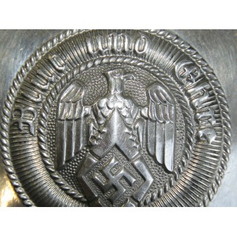 Hitler Youth Aluminium Fibbia M4 / 44 - Paul Cramer & Co. Espenlaub militaria