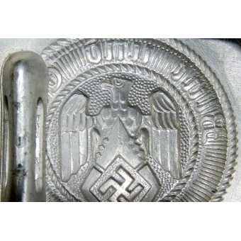 Hitler Youth aluminum buckle M4/44 - Paul Cramer & Co. Espenlaub militaria