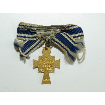 21 mm Miniatur eines Ehrenkreuzes der Deutschen Mutter - erste Stufe LDO L/57. Espenlaub militaria