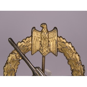 Distintivo di guerra dellartiglieria costiera. Realizzato in zinco. Non marcato C.E.JUNCKER. Espenlaub militaria