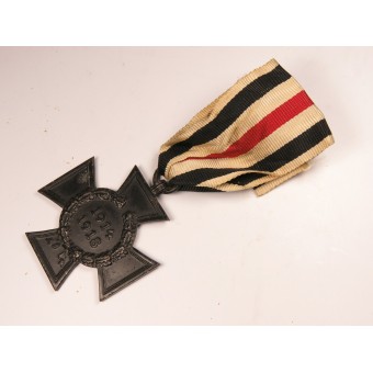 Ehrenkreuz für Witwen und Waisen 1914-18. O 10. Rauta mustalla lakalla. Espenlaub militaria