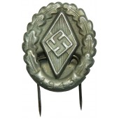 Значок победителя спортивных соревнований Гитлерюгенда 1943 г., 2-й тип