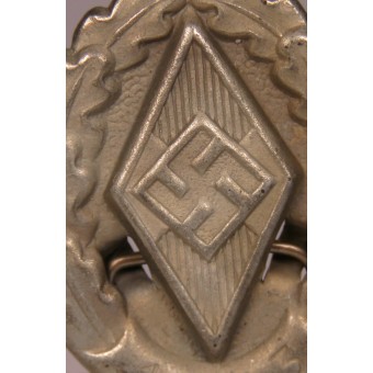 Hitler Jugend Reichssportwettkämpfe 1943 Siegernadel, 2º tipo. Espenlaub militaria