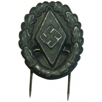 Гитлерюгенд. Знак победителя спортивных соревнований 1943 г., 2-й тип. Espenlaub militaria