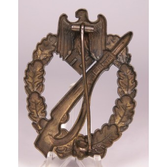 Infanteriesturmabzeichen i brons Berg & Nolte Hollow Zinc. Espenlaub militaria
