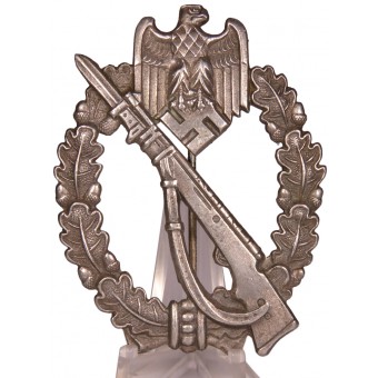Hopeanväriset lapsiturvamerkit FZZS Infanteriesturmabzeichen in Silber. Espenlaub militaria