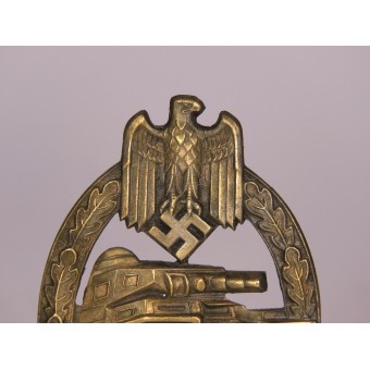Panzerkampfabzeichen in Bronze Hermann Aurich. Espenlaub militaria