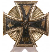 Cruz de hierro Schinkel EK I 1939 - tornillo bivalvo de Otto Schickle