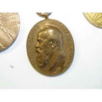 Lote de 7 medallas y condecoraciones de la Alemania Imperial. Espenlaub militaria