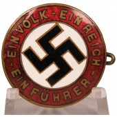 Märke för en NSDAP-sympatisör: Ein Volk- Ein Reich- Ein Führer
