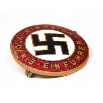 Insignia de un simpatizante del NSDAP: Ein Volk- Ein Reich- Ein Führer. Espenlaub militaria