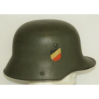 Немецкий стальной шлем образца 1916 года двухдекальный. Espenlaub militaria