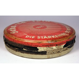 Scho-Ka-Kola. Saksalainen suklaa sotilaille 1941 tölkki, jossa on sisältö. Espenlaub militaria