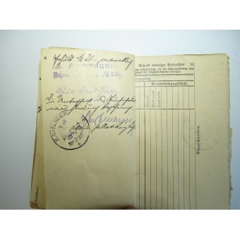 Soldbuch und Erkennungsmarke eines elsässischen deutschen Soldaten aus dem 1. Weltkrieg, Karl Bieth. Espenlaub militaria