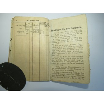 Lönebok och ID-märke från första världskriget för en tysk soldat från Alsace, Karl Bieth. Espenlaub militaria