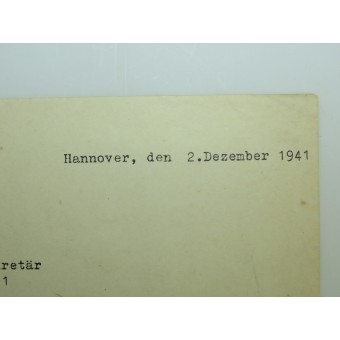 A set of award documents for a railway official of the Third Reich. Espenlaub militaria