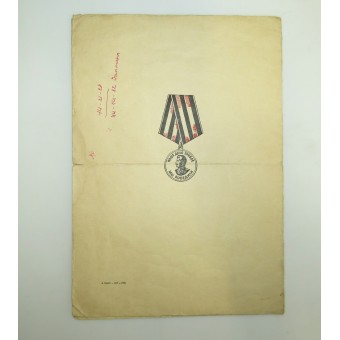 Certificat du corps des fusiliers estoniens pour le départ à la retraite du caporal Mälivere Juhan. Espenlaub militaria