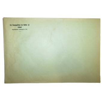 Umschlag des Wohlfahrtsdienstes der Waffen-SS in den besetzten Gebieten Ostdeutschlands. Espenlaub militaria