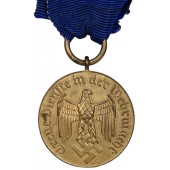 Medaglia per 12 anni di servizio nella Wehrmacht
