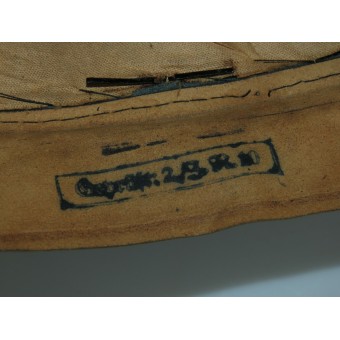 Schirmmütze des unteren Dienstgrades aus der 2. Schützenkompanie des 10. Infanterieregiments der Wehrmacht. Espenlaub militaria