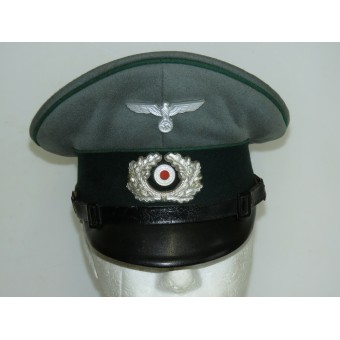 Schirmmütze des unteren Dienstgrades aus der 2. Schützenkompanie des 10. Infanterieregiments der Wehrmacht. Espenlaub militaria