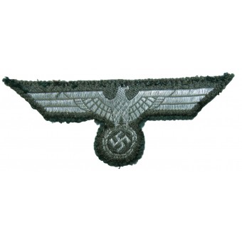Waffenrock of Wehrmacht borst adelaar met platte draden. Espenlaub militaria