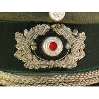 3:e rikets tyska officers visirhatt för Heer Gebirgsjager eller administration. Espenlaub militaria