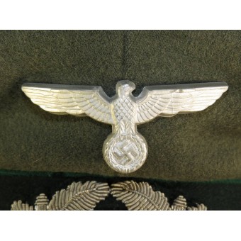 3e Reich Duitse officieren Visor Hat voor Heer Gebirgsjager of Administration. Espenlaub militaria