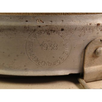 Deutsches Helmfutter M 31, Aluminium, früh. Espenlaub militaria