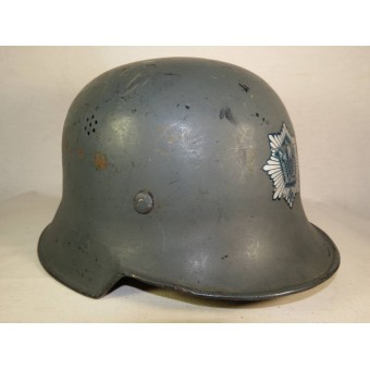 M 34 Civil Defensie RLB stalen helm. Reichsluftschutzbund Helm. Espenlaub militaria