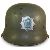 M 34 siviilipuolustuksen RLB-teräskypärä. Reichsluftschutzbund-kypärä