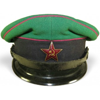 Soviética rusa M sombrero de visera 27 para las tropas de la guardia de fronteras de la NKVD. Espenlaub militaria