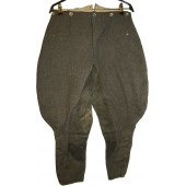 Pantalone grigio pietra della Wehrmacht Heer o SS