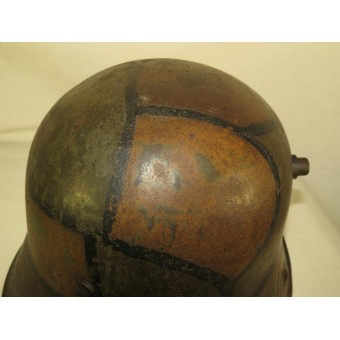 WW 1 camuflado alemán casco- Mimikri. Espenlaub militaria