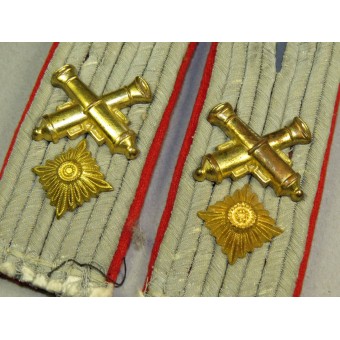 WW2 Allemand Waffenmeister im Rang - Oberleutenant épaulettes. Espenlaub militaria