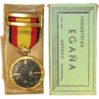 1936 Spanish Civil War Medal da Industrias Egaña- Medalla de la Campana 1936-1939. Espenlaub militaria
