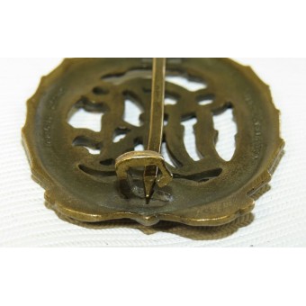 Insignia deportiva DRL de bronce del III Reich, Wernstein Jena, DRGM 35269. Espenlaub militaria
