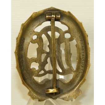 Insigne sportif DRL en bronze du 3e Reich, Wernstein Jena, DRGM 35269. Espenlaub militaria