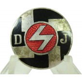 3rd Reich DJ - Deutsche Jungfolk member badge, GES.GESCH