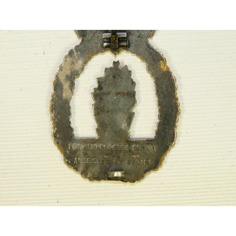 Знак для нижних чинов и командного состава Кригсмарине экипажей минных тральщиков и охотников за подводными лодками. Espenlaub militaria