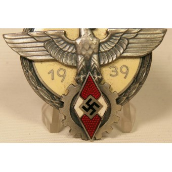 Знак Гитлерюгенд GAUSIEGER 1939-  Победитель областных соревнований. Espenlaub militaria