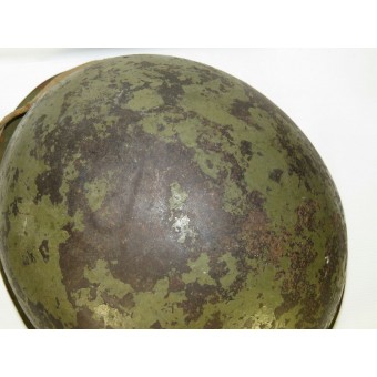 Стальной шлем СШ 40, шестиклёпка, вариант в перекрасе. Espenlaub militaria