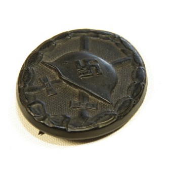 Black wound badge/Verwundetenabzeichen in Schwarz. Mint condition. Espenlaub militaria