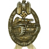 Insigne d'assaut de char en bronze par EWE