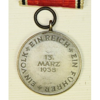 Commemorative Medal for 13 March 1938, cased. Anschluss Austria. Medaille zur Erinnerung an den 13. März 1938. Espenlaub militaria