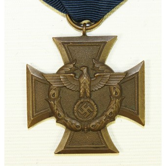Dekoration för lång tjänstgöring inom tull- och gränsskydd Zollgrenzschutz-Ehrenzeichen i brons. Espenlaub militaria